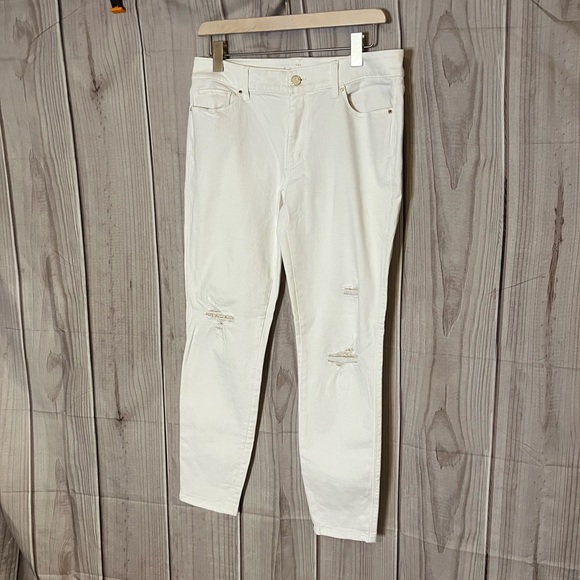 White House Black Market The Skinny Crop Jeans Sz 8 - Picture 2 of 8